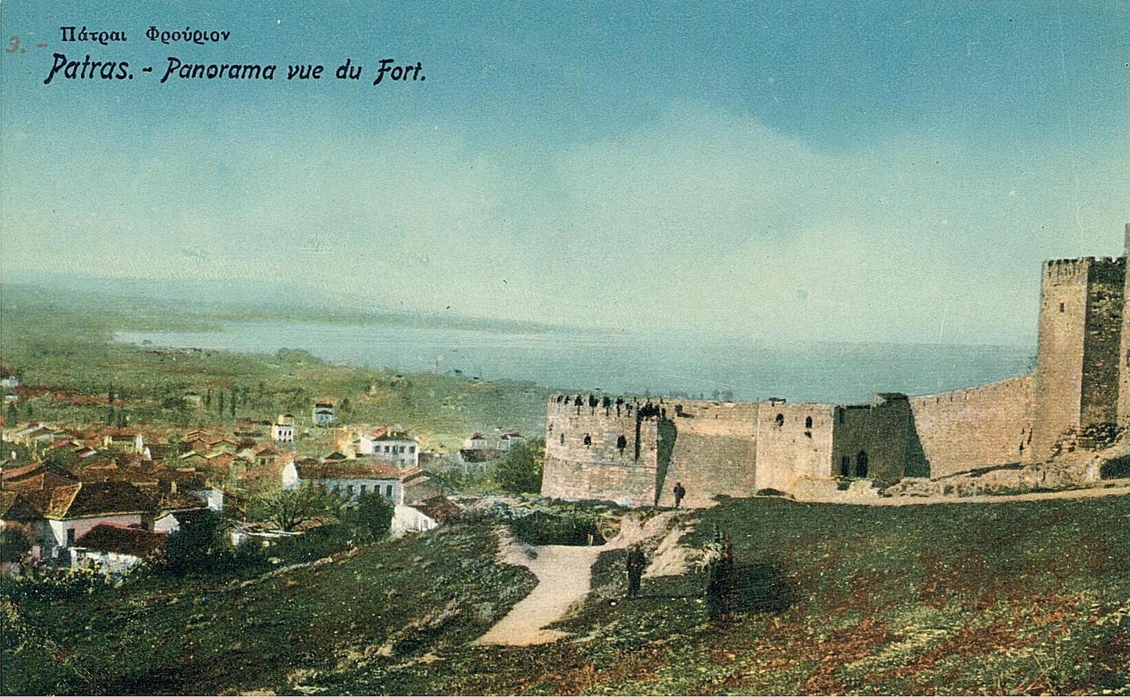 Το φρούριο της Πάτρας, τόπος συγκρούσεων κατά την επανάσταση του 1821.
