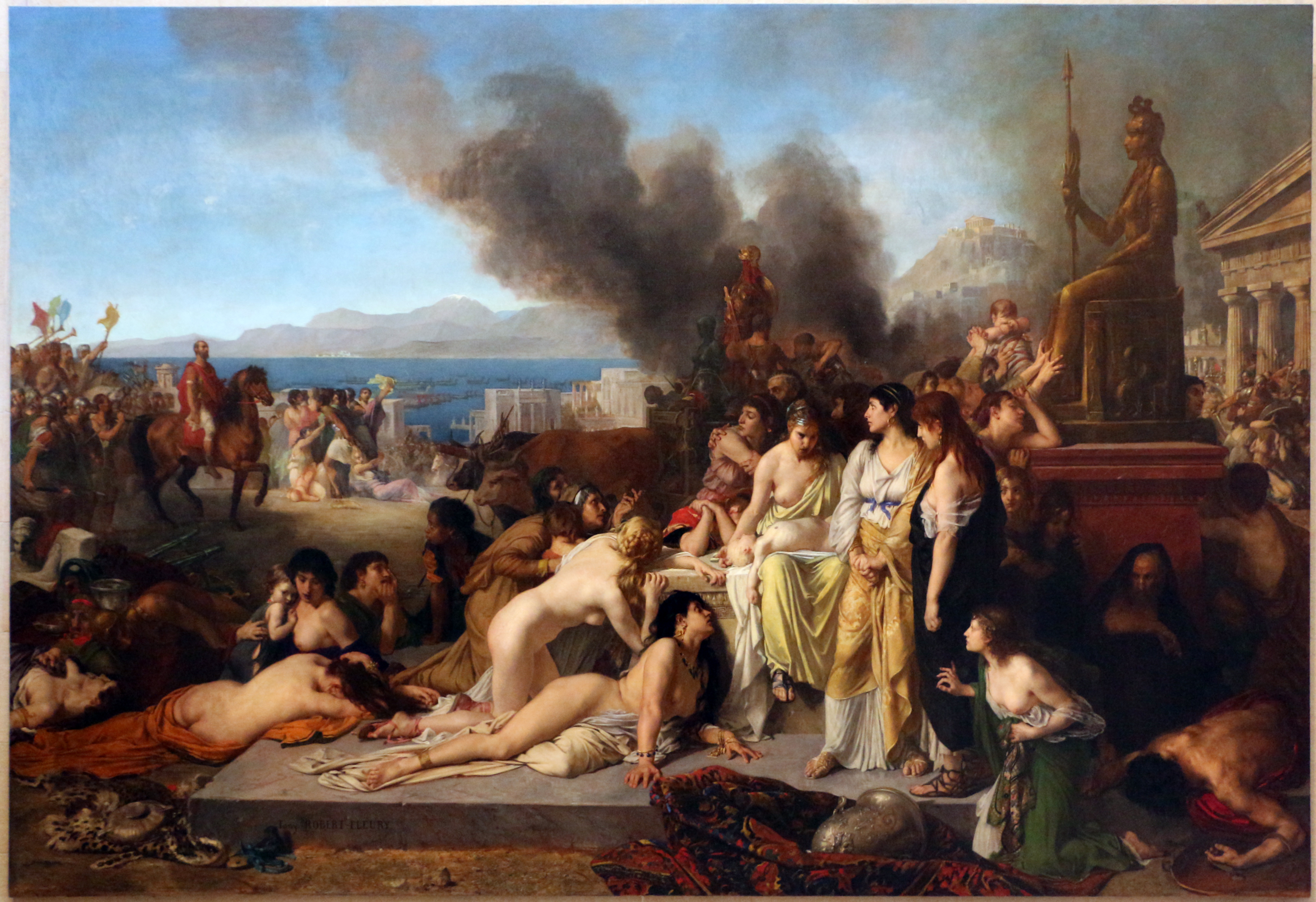 The last day on Corinth, Tony Robert-Fleury, 1870