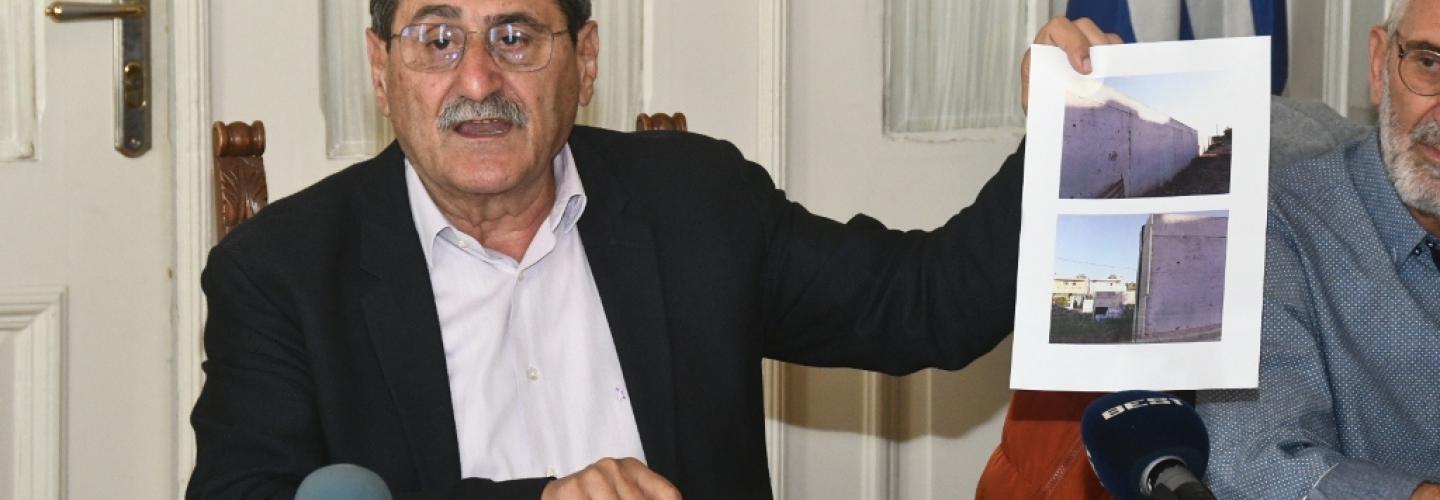 ΔΗΜΑΡΧΟΣ ΣΥΝΕΝΤΕΥΞΗ ΤΡΕΝΟ ΤΕΙΧΗ